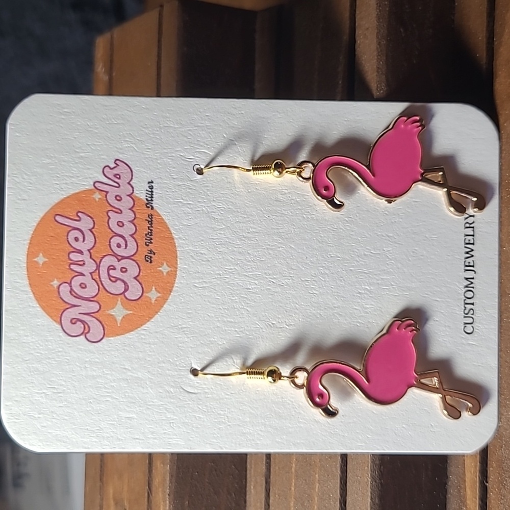 Pink Flamingo Earrings 149
